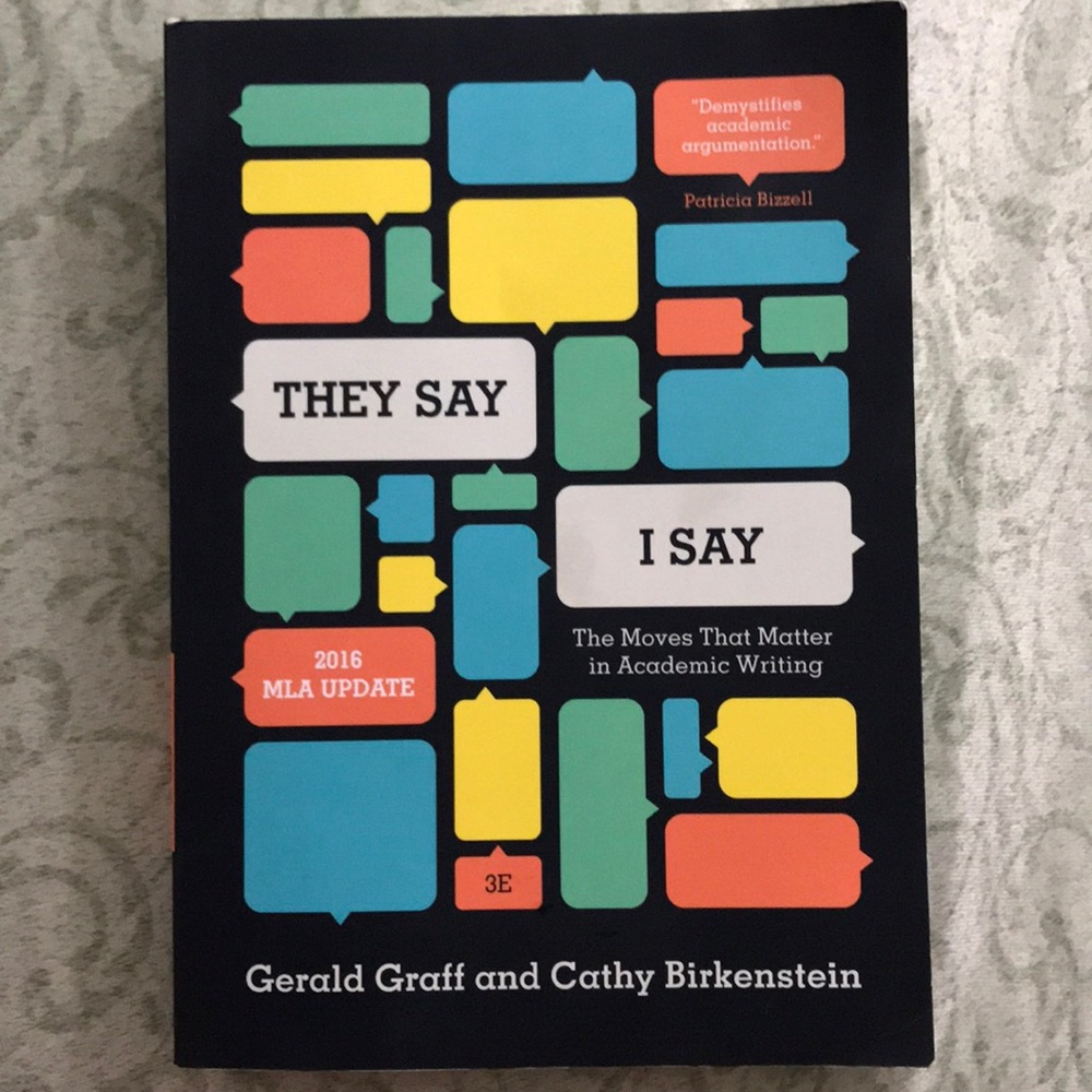THEY SAY/ I SAY